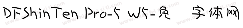DFShinTen Pro-5 W5字体转换